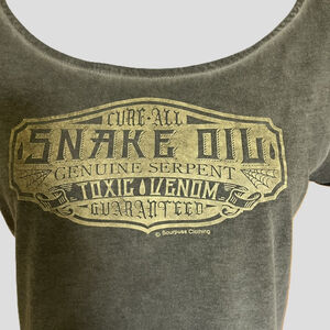Sourpuss Olive Snake Oil Tee